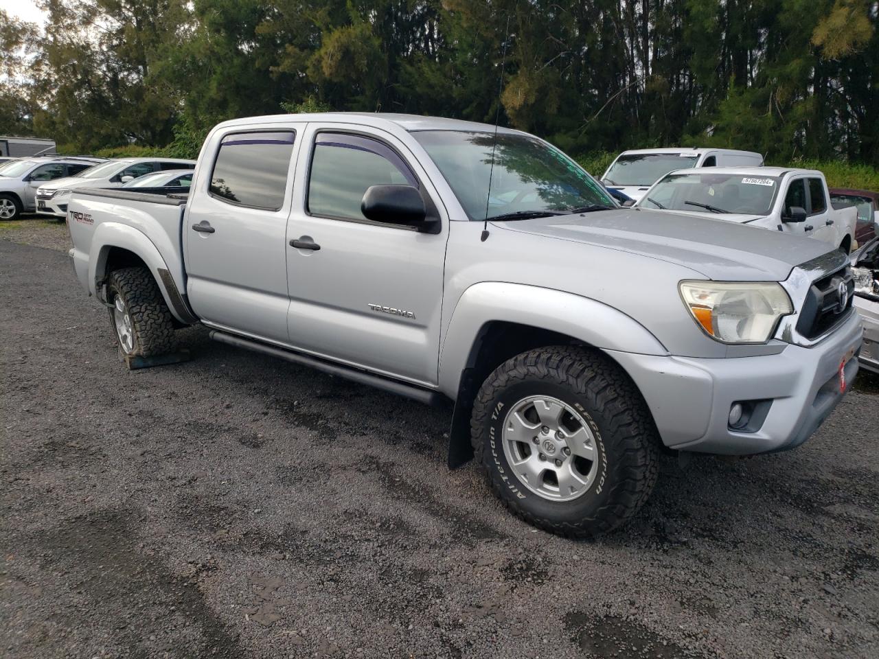 2013 Toyota Tacoma VIN 3TMLU4EN9DM105166 Copart auction photo, frame damage damage thumbnail 4