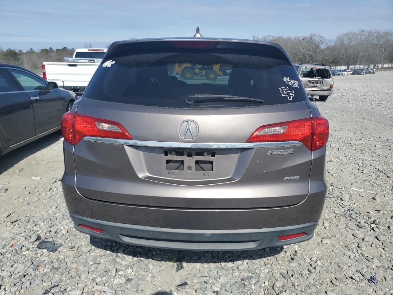 2013 Acura RDX VIN 5J8TB4H39DL012733 Copart auction photo, front end / side damage thumbnail 6