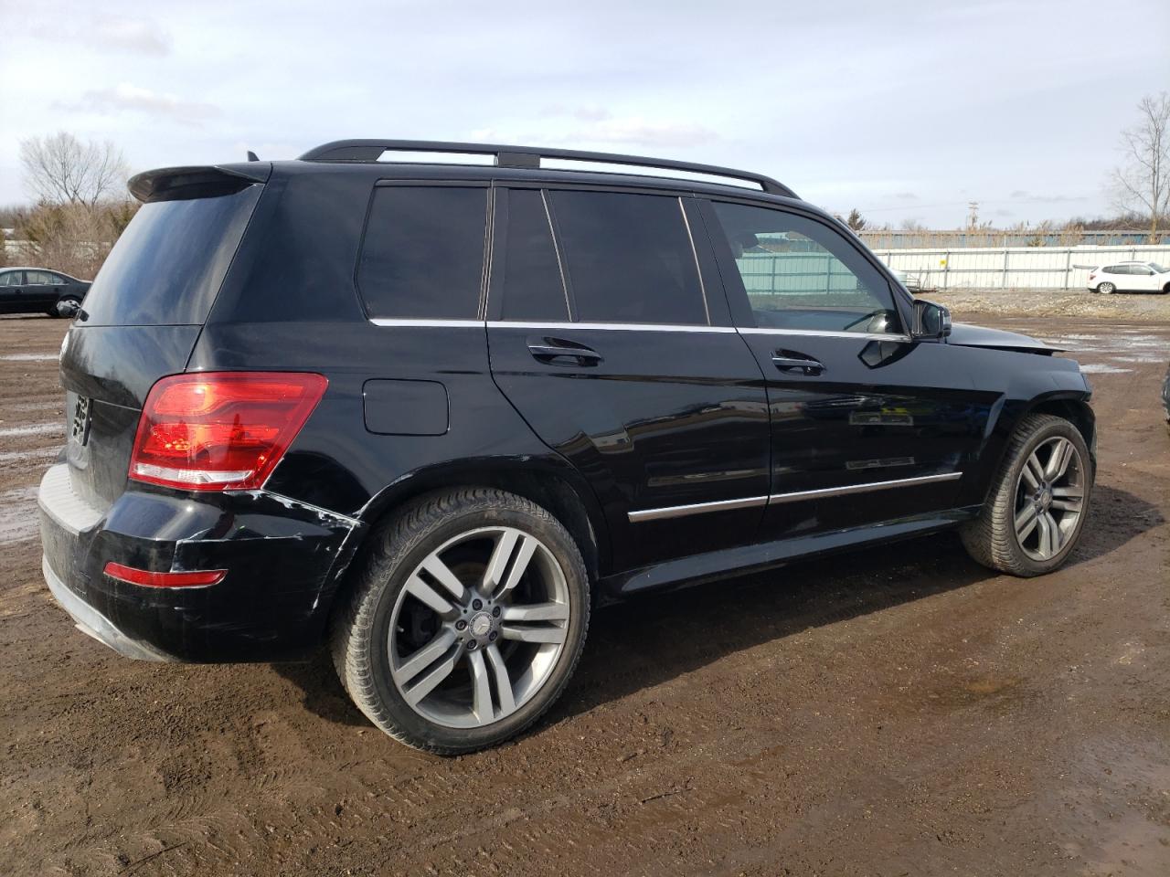 2014 Mercedes-Benz GLK-klasse VIN WDCGG5HB2EG202666 Copart auction photo, front end / rear end damage thumbnail 3