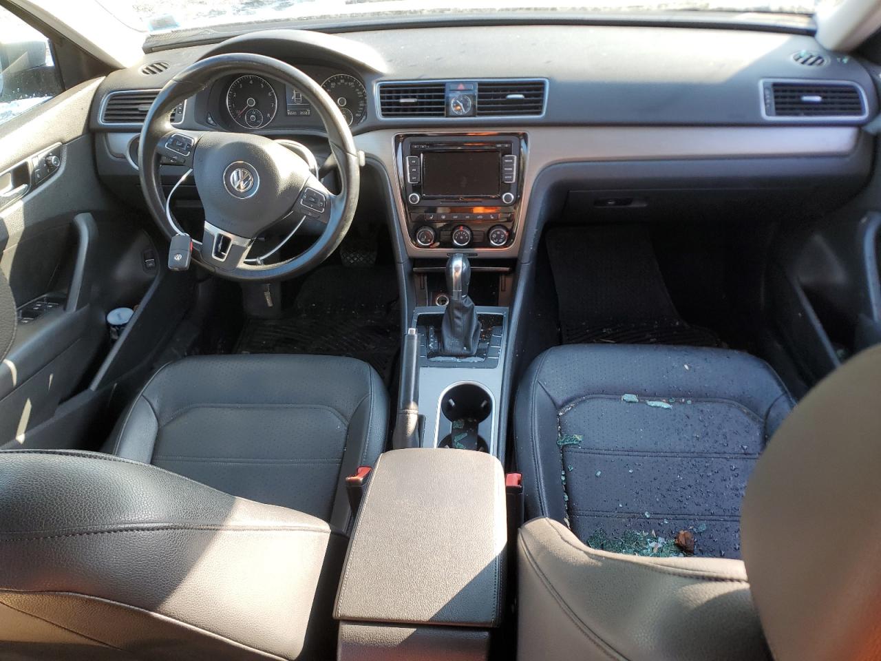 2014 Volkswagen Passat VIN 1VWBP7A32EC007539 Copart auction photo, top/roof damage thumbnail 8