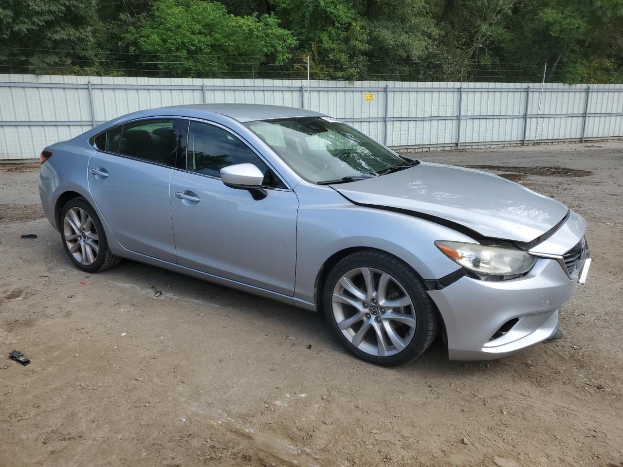 2017 Mazda 6 VIN JM1GL1V58H1106752 Copart auction photo, front end damage thumbnail 4