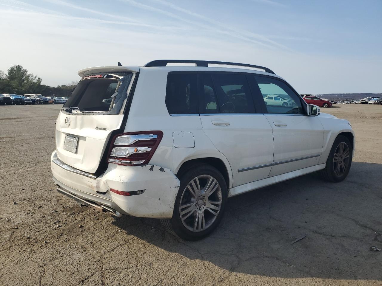 2013 Mercedes-Benz GLK-klasse VIN WDCGG8JB9DG051822 Copart auction photo, rear end damage thumbnail 3