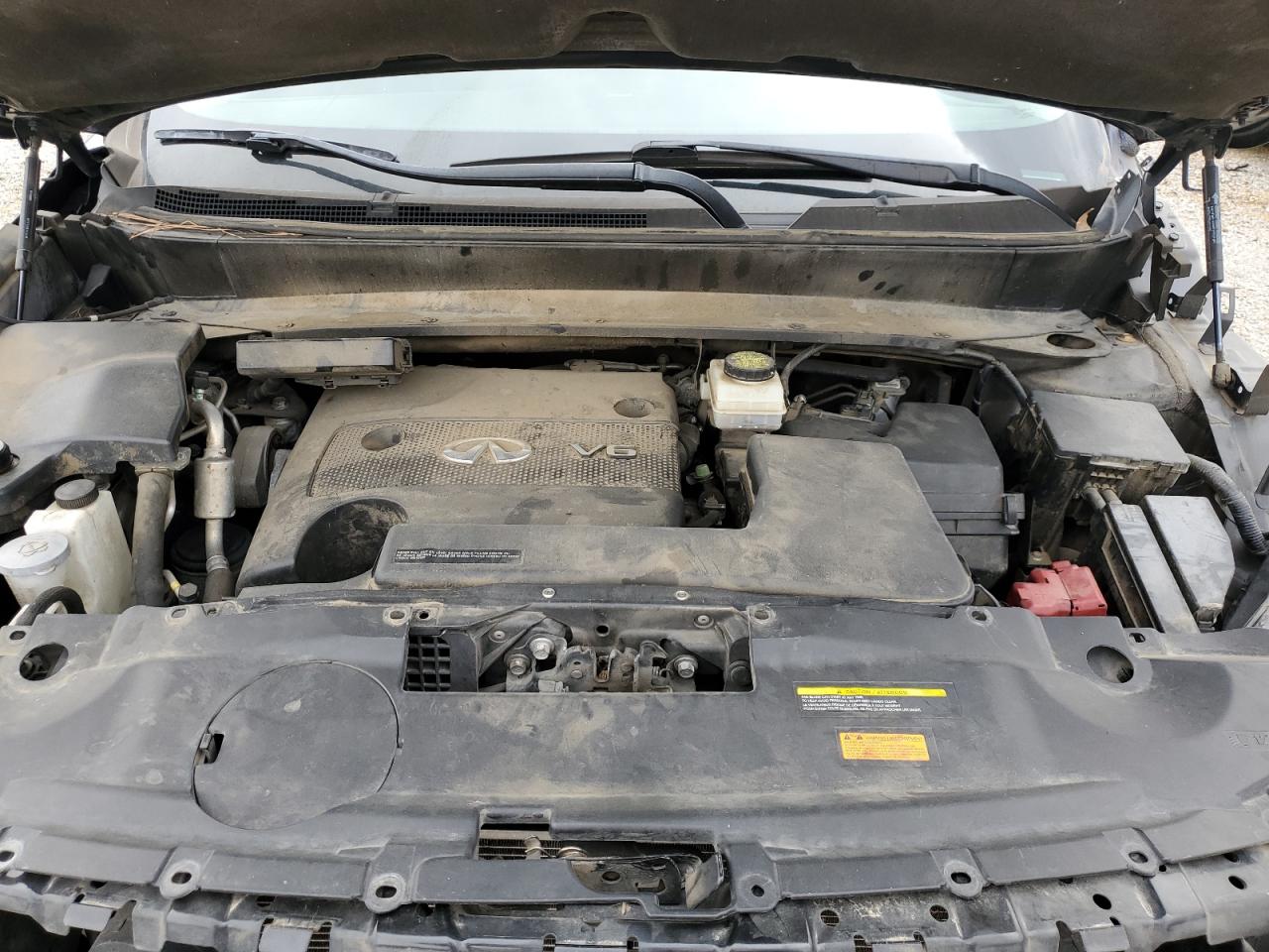 2015 Infiniti QX60 VIN 5N1AL0MM8FC501455 Copart auction photo, front end / side damage thumbnail 12
