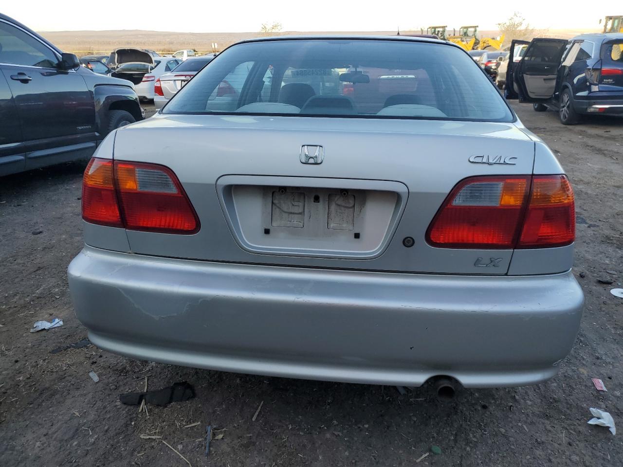 1999 Honda Civic VIN 2HGEJ6674XH581536 Copart auction photo, mechanical / side damage thumbnail 6