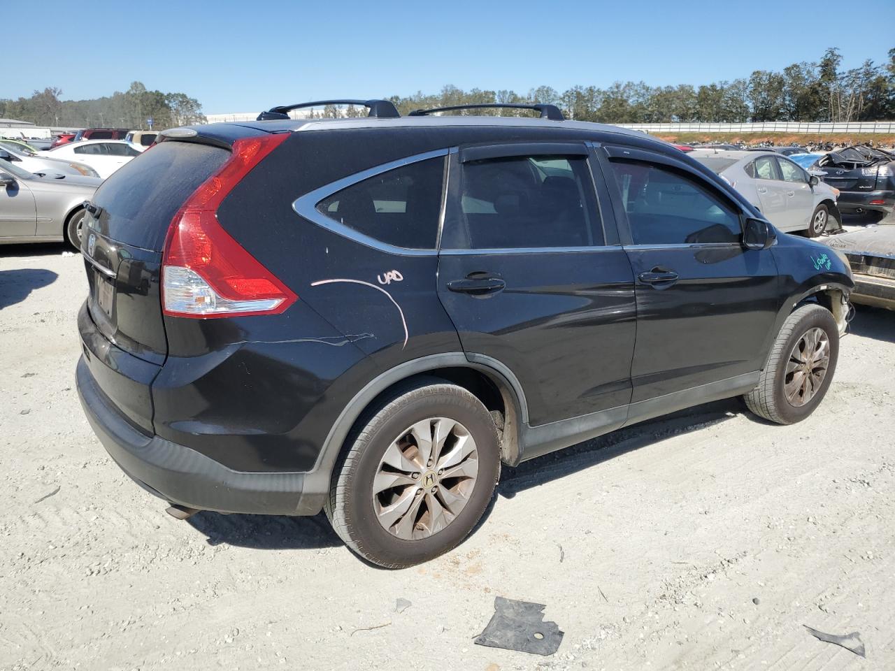 2013 Honda CR-V VIN 2HKRM3H70DH502577 Copart auction photo, front end damage thumbnail 3
