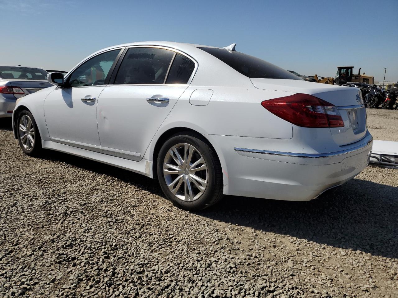 2014 Hyundai Genesis VIN KMHGC4DD4EU262528 Copart auction photo, all over damage thumbnail 2
