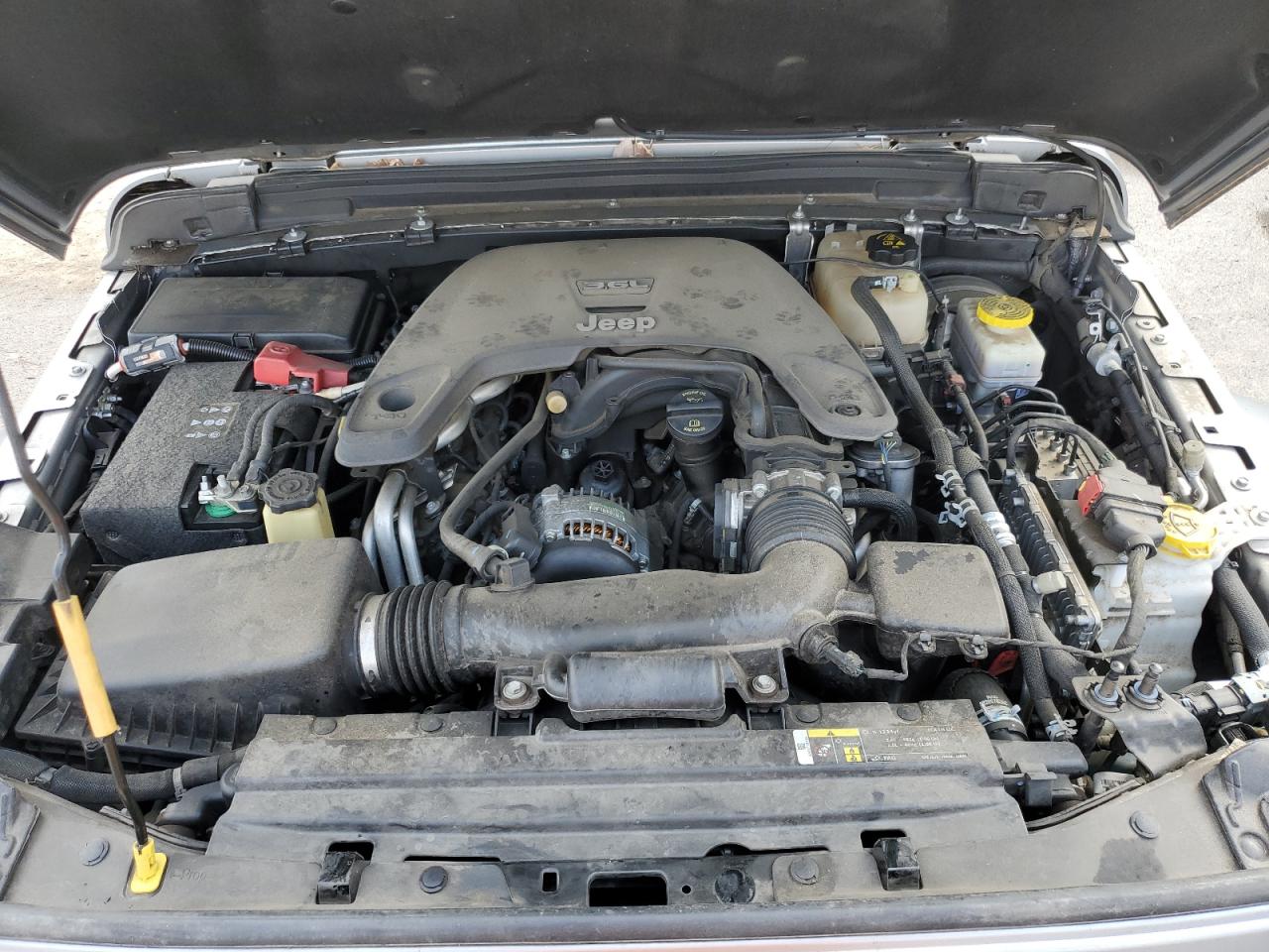 2018 Jeep Wrangler VIN 1C4HJXDGXJW141947 Copart auction photo, all over damage thumbnail 11