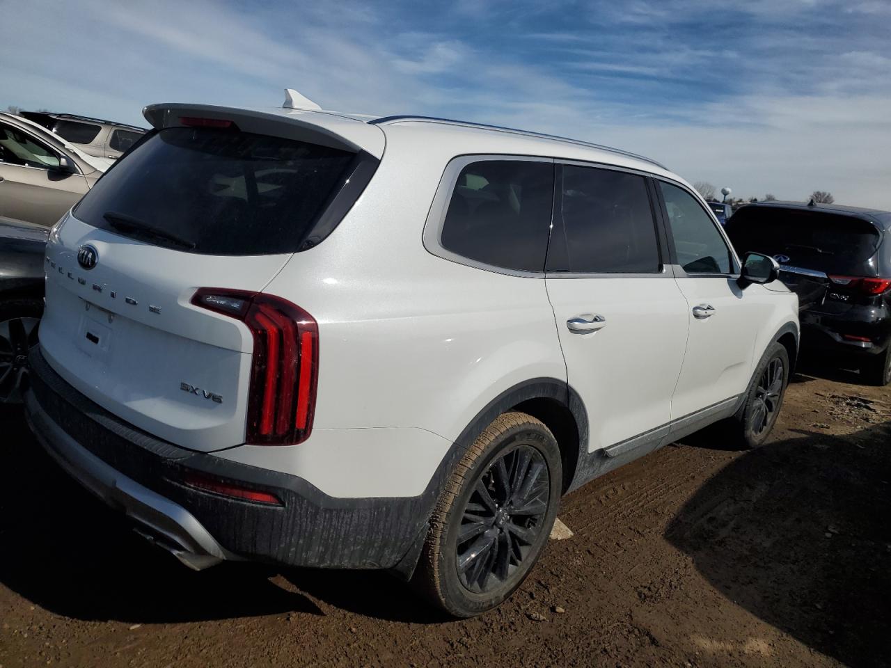2020 KIA Telluride VIN 5XYP5DHC1LG085516 Copart auction photo, front end damage thumbnail 3
