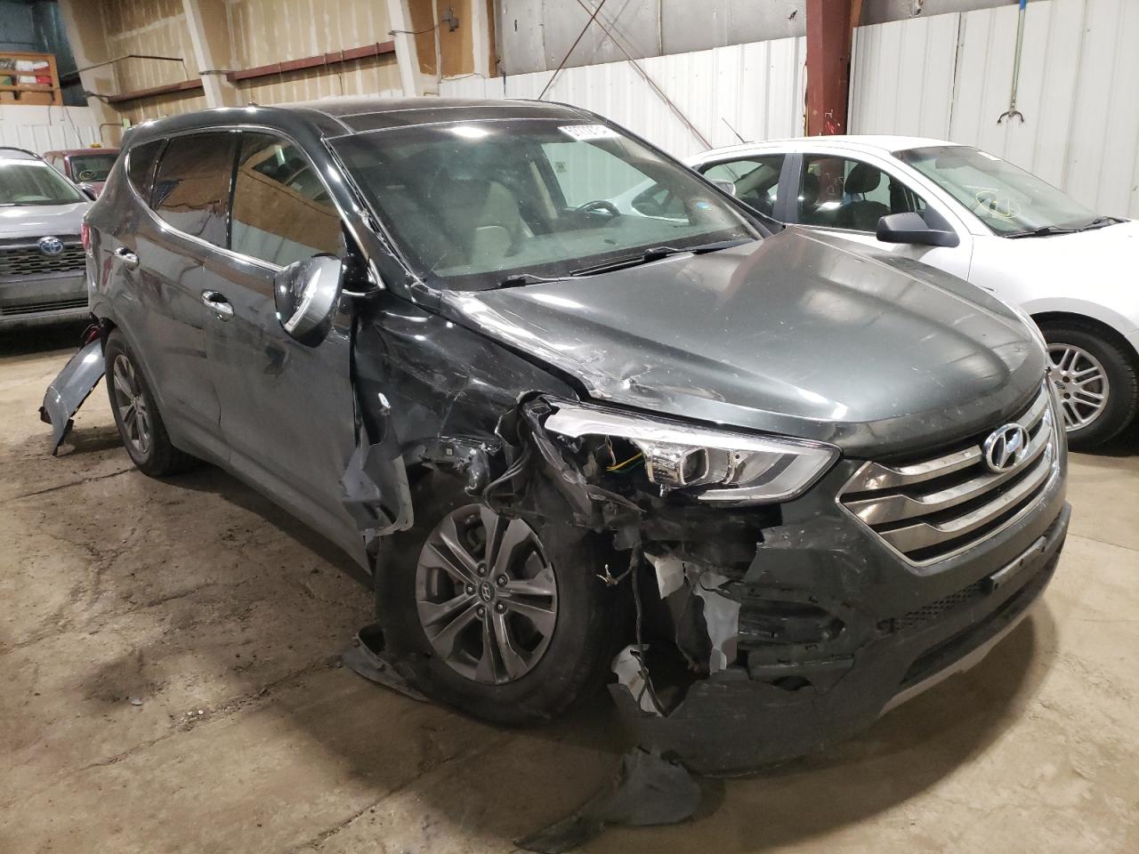 2013 Hyundai Santa Fe VIN 5XYZUDLB3DG091359 Copart auction photo, all over damage thumbnail 4