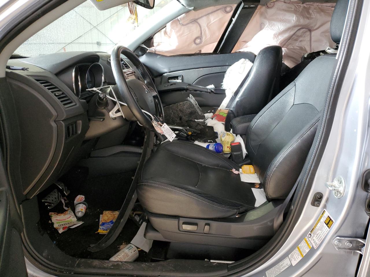 2017 Mitsubishi Outlander VIN JA4AP4AW3HZ021145 Copart auction photo, side / front end damage thumbnail 7