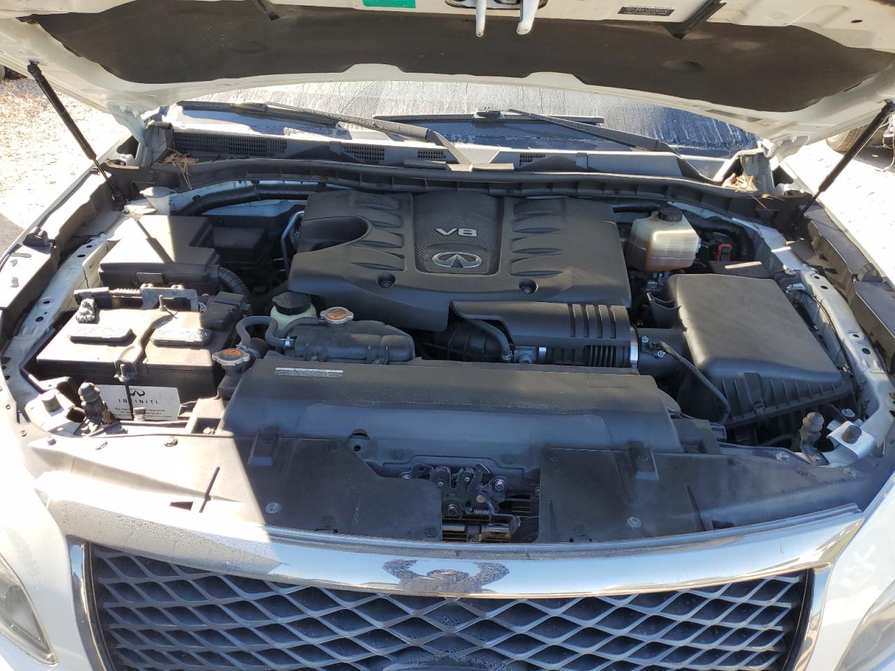 2017 Infiniti QX80 VIN JN8AZ2NE8H9161136 Copart auction photo, rear end damage thumbnail 12