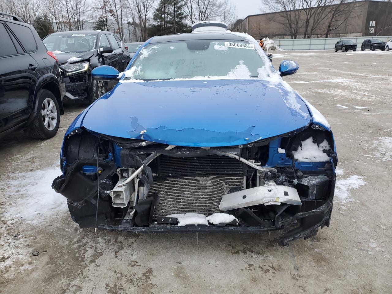 2018 Alfa Romeo Giulia VIN ZARFAECN3J7575073 Copart auction photo, front end damage thumbnail 5