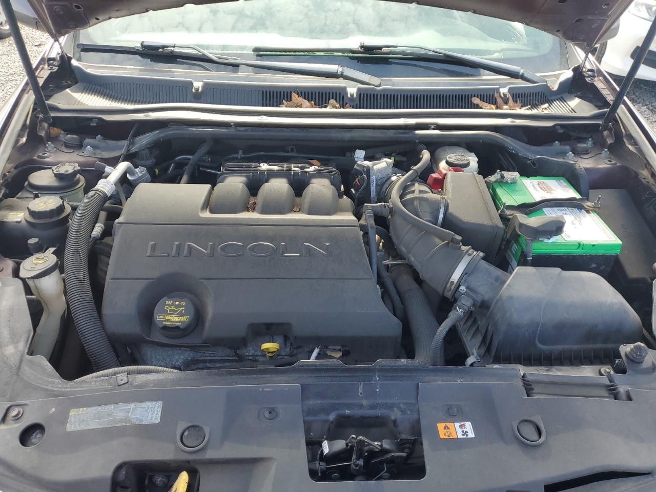 2011 Lincoln MKS VIN 1LNHL9ERXBG611066 Copart auction photo, front end damage thumbnail 11