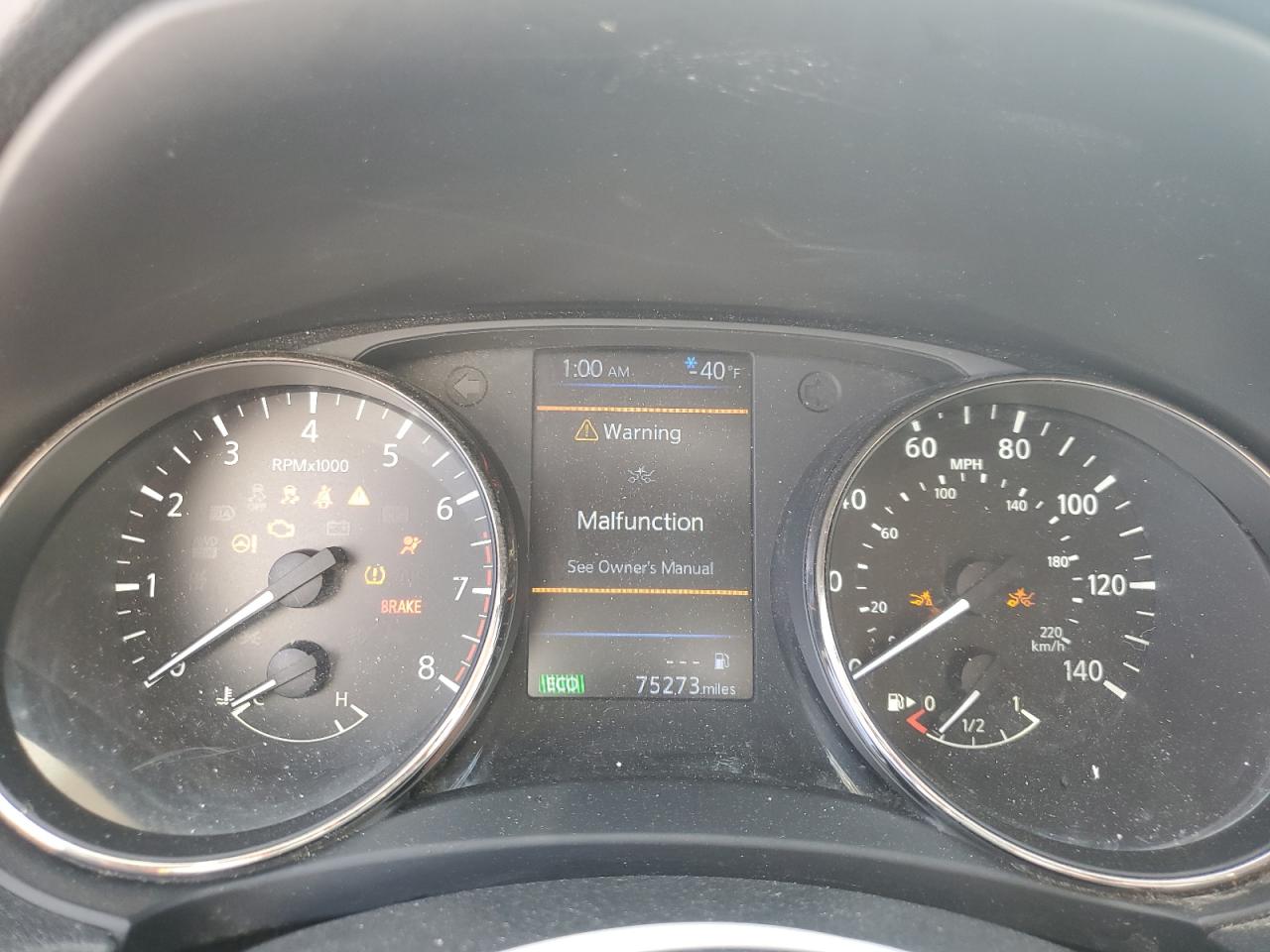 2020 Nissan Rogue VIN KNMAT2MT4LP525232 Copart auction photo, front end damage thumbnail 9
