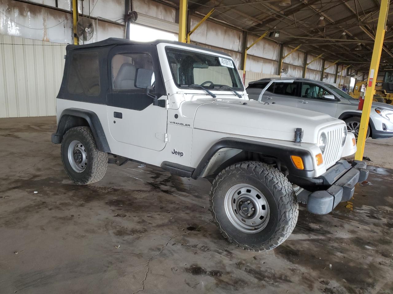 2002 Jeep Wrangler VIN 1J4FA29P12P700276 Copart auction photo, mechanical / minor dent/scratches damage thumbnail 4
