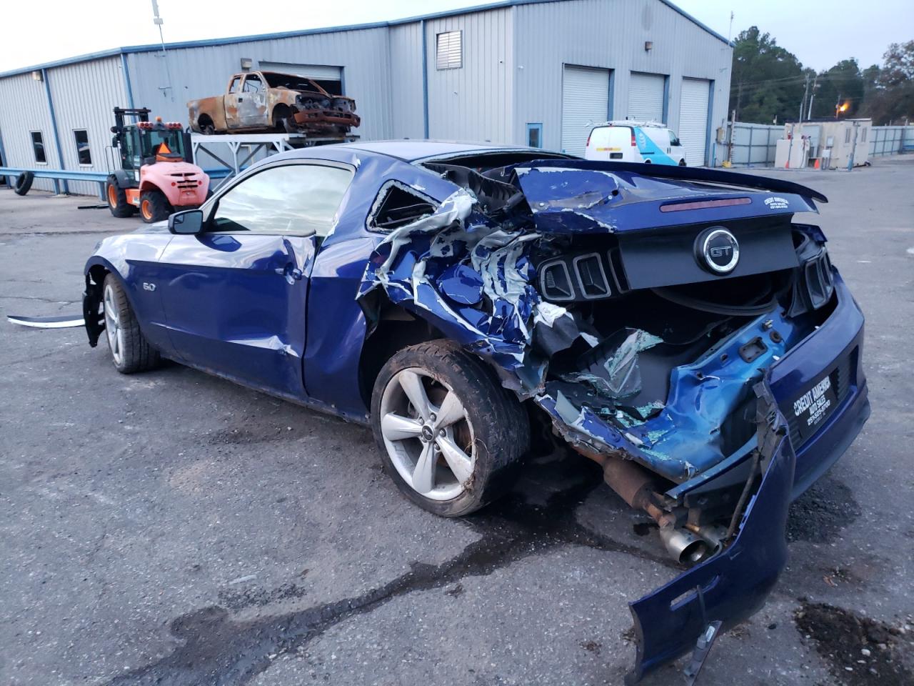 2014 Ford Mustang VIN 1ZVBP8CF1E5259042 Copart auction photo, rear end / front end damage thumbnail 2