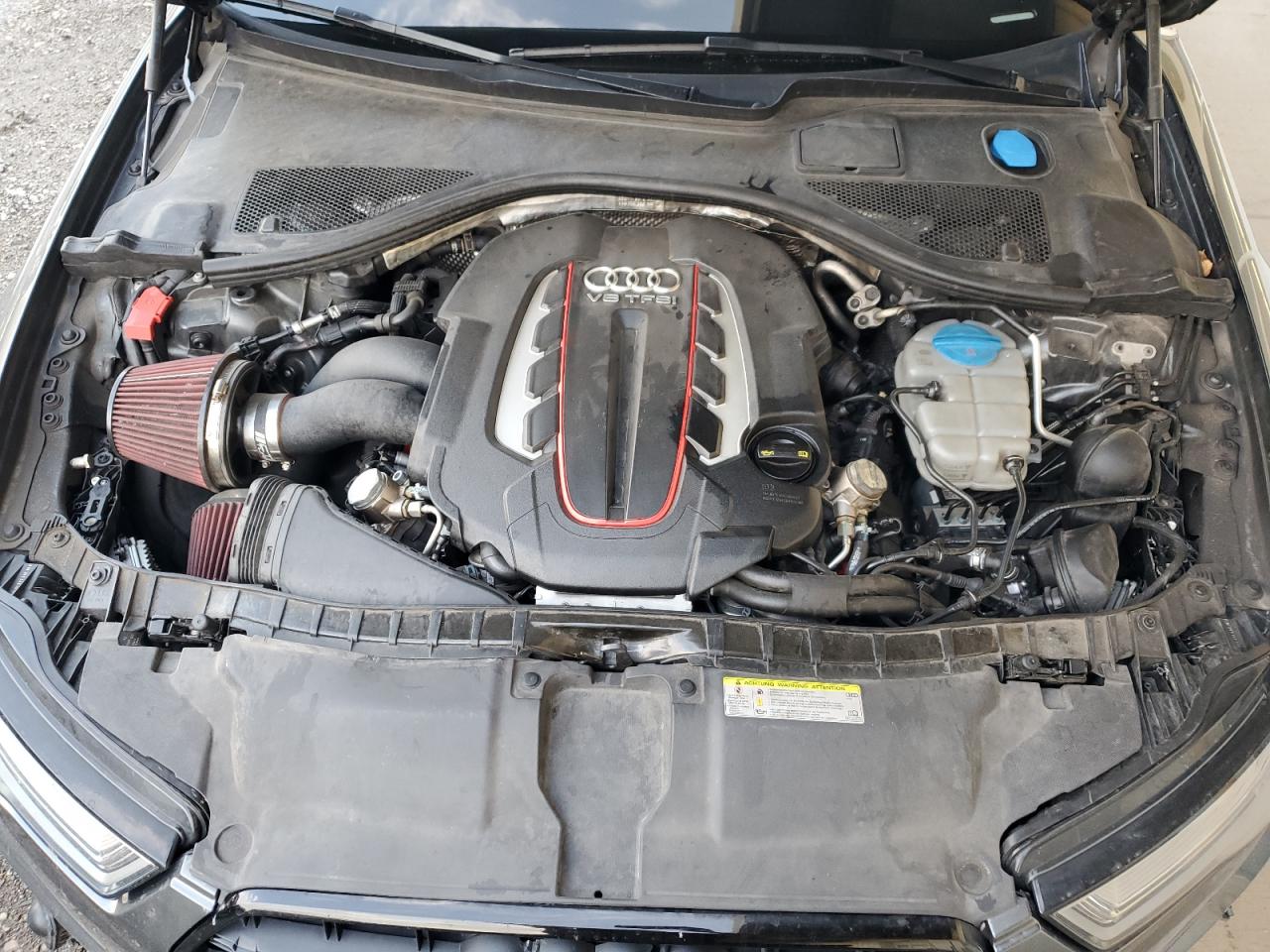 2018 Audi S6 VIN WAUHFAFC4JN010654 Copart auction photo, side / front end damage thumbnail 11