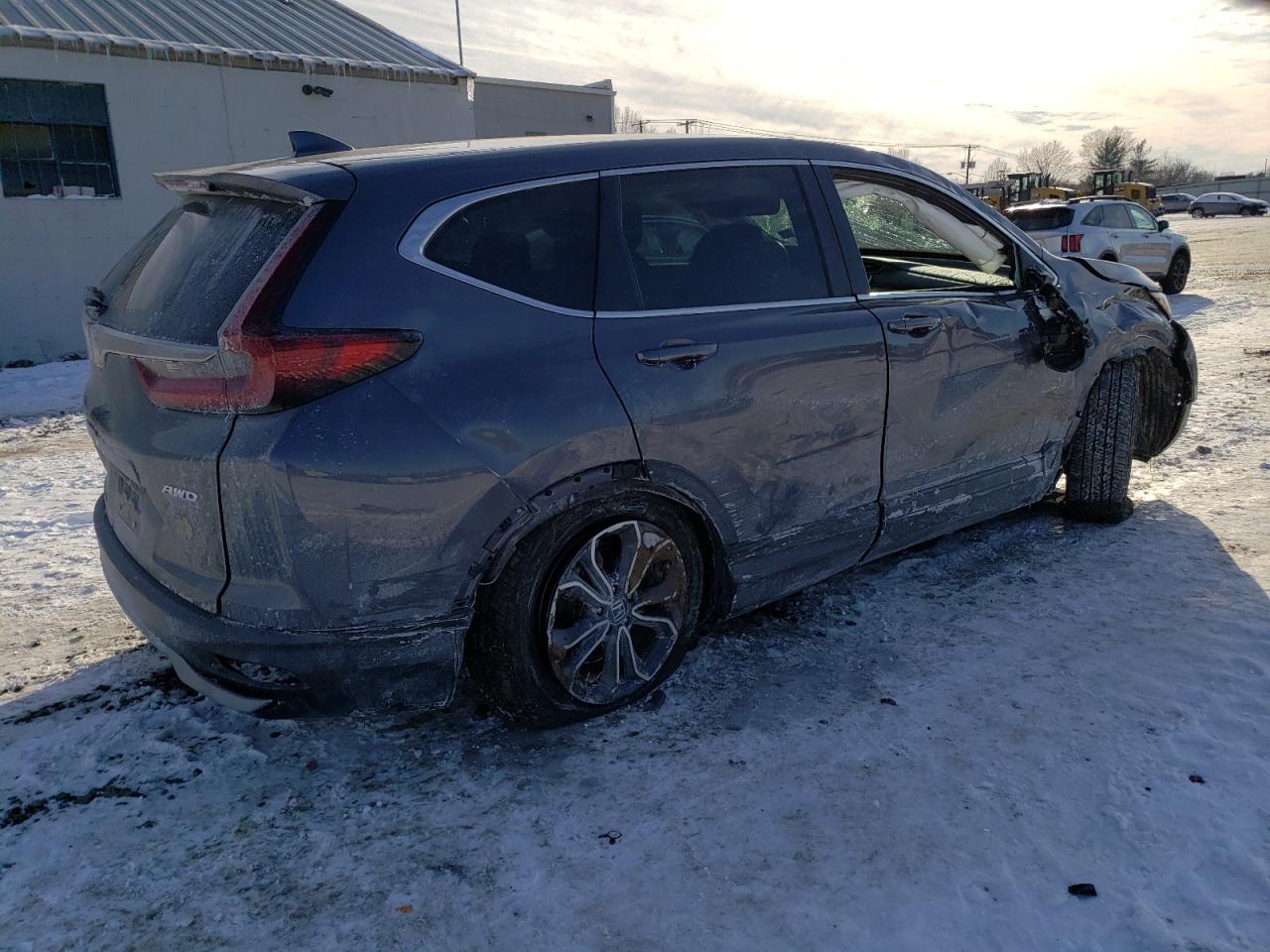 2021 Honda CR-V VIN 2HKRW2H58MH650706 Copart auction photo, rollover damage thumbnail 3