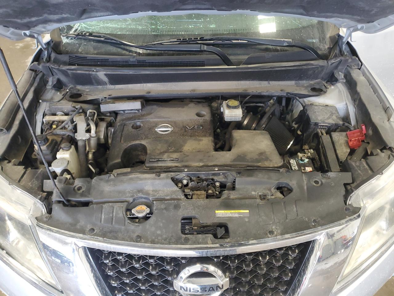 2016 Nissan Pathfinder VIN 5N1AR2MM4GC642535 Copart auction photo, side / front end damage thumbnail 12