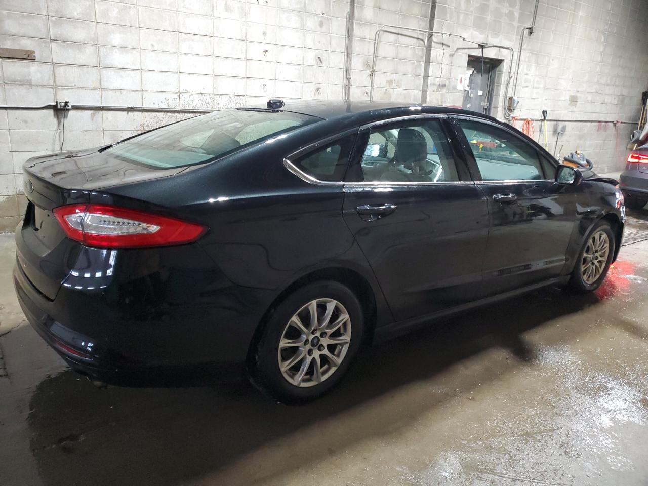2015 Ford Fusion VIN 3FA6P0G77FR128047 Copart auction photo, front end / rear end damage thumbnail 3