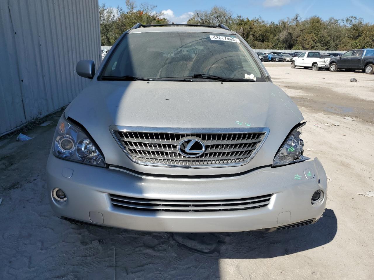 2008 Lexus RX VIN JTJGW31U982005887 Copart auction photo, front end / side damage thumbnail 5