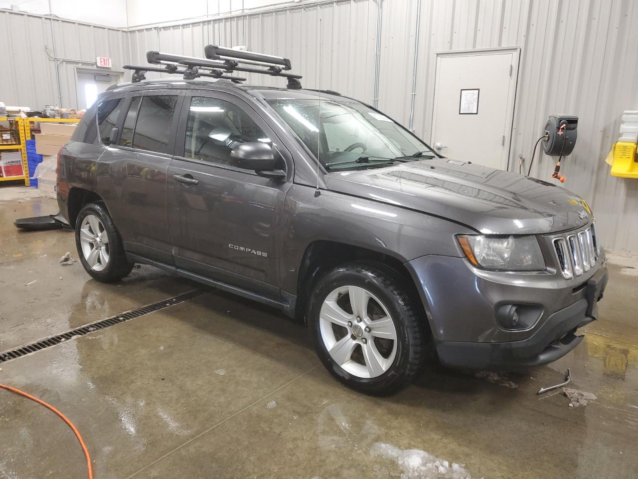 2016 Jeep Compass VIN 1C4NJDBB4GD545274 Copart auction photo, front end / mechanical damage thumbnail 4