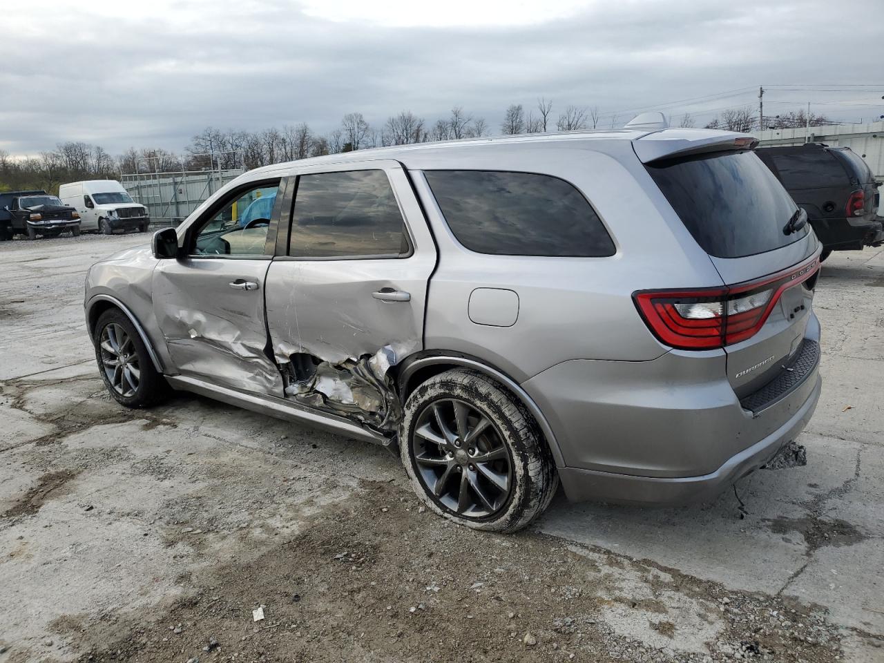 2017 Dodge Durango VIN 1C4RDHDG7HC774371 Copart auction photo, side / rear end damage thumbnail 2