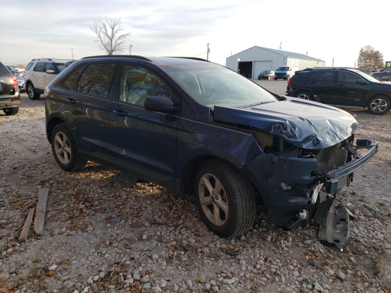 2017 Ford Edge VIN 2FMPK4G95HBB35596 Copart auction photo, front end / minor dent/scratches damage thumbnail 4