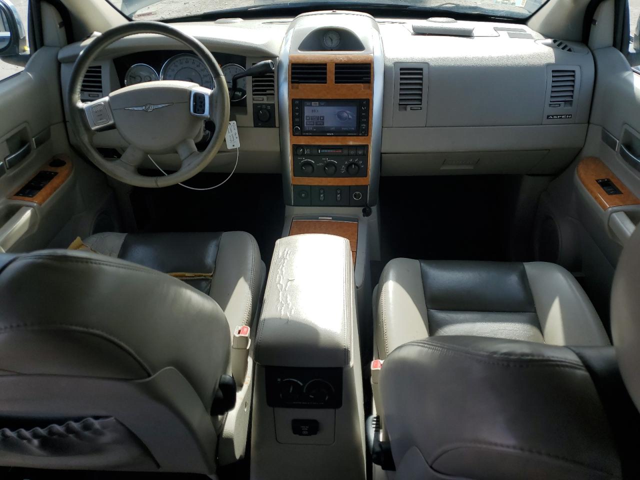 2008 Chrysler Aspen VIN 1A8HW58278F133733 Copart auction photo, front end / hail damage thumbnail 8
