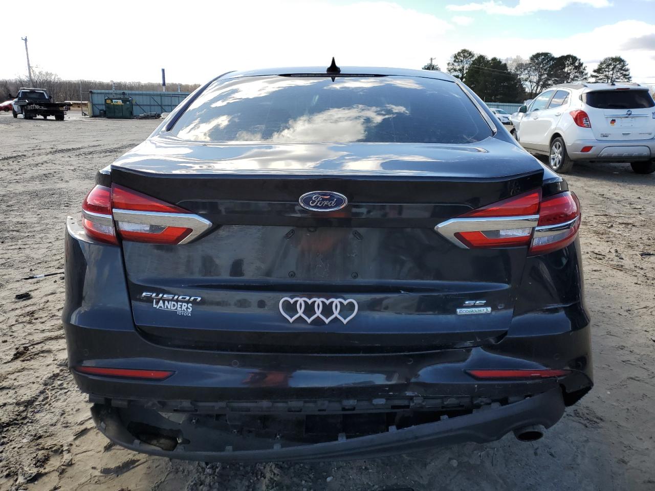 2020 Ford Fusion VIN 3FA6P0HD5LR247294 Copart auction photo, front end / rear end damage thumbnail 6