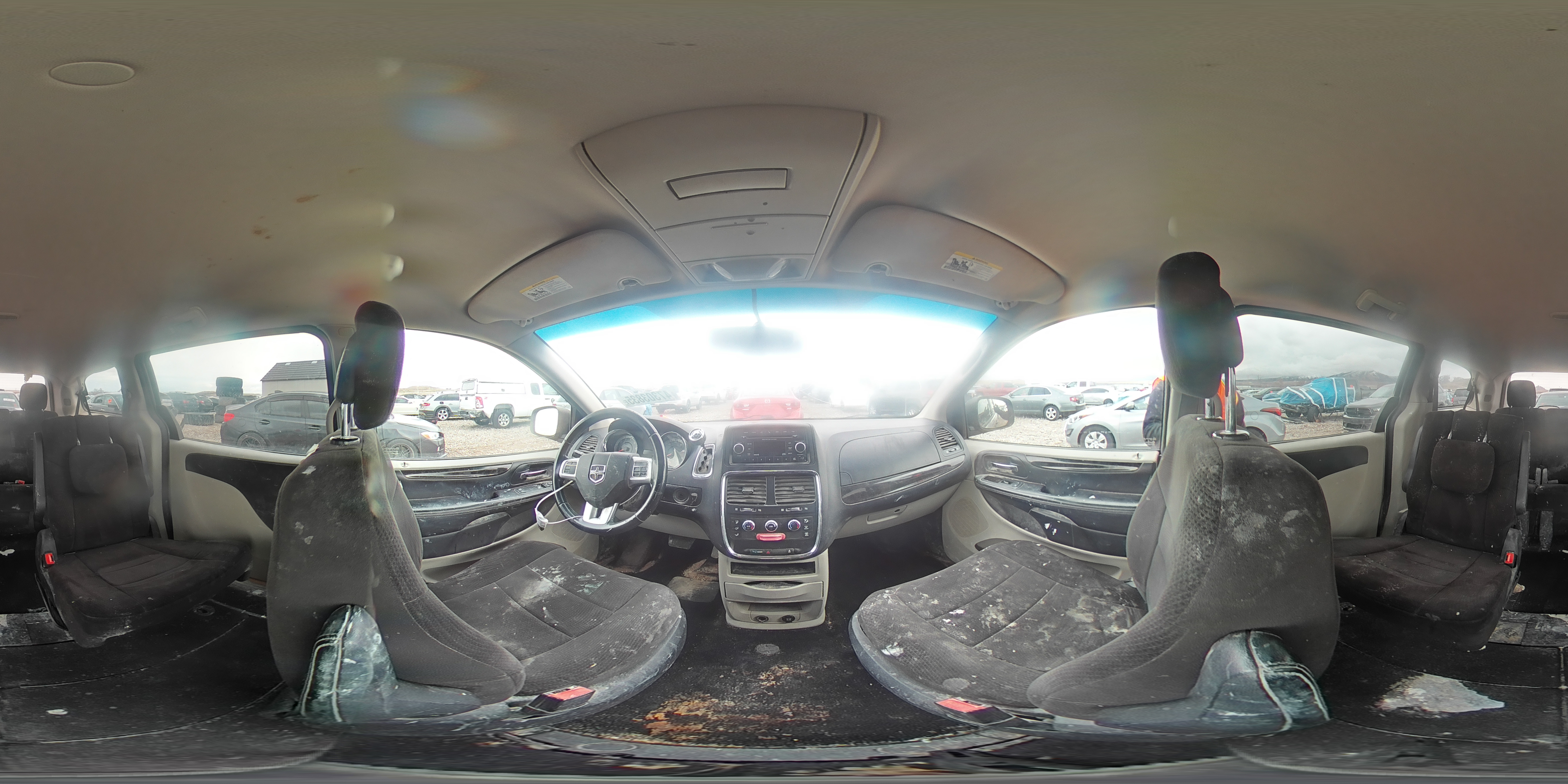 2012 Dodge Caravan VIN 2C4RDGBG3CR395395 Copart auction photo, front end / rear end damage thumbnail 15