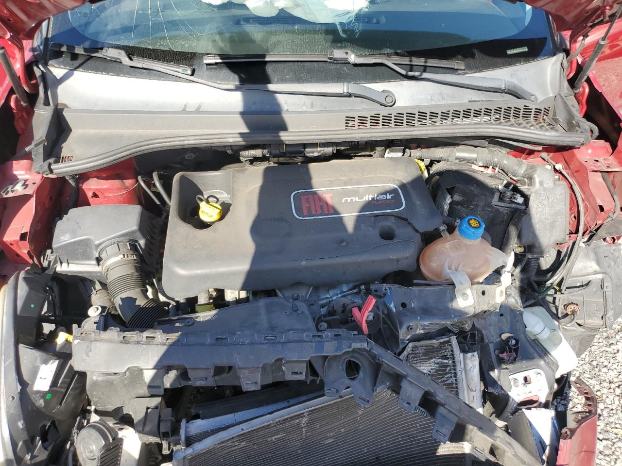 2014 Fiat 500 VIN ZFBCFACH2EZ029928 Copart auction photo, front end damage thumbnail 12