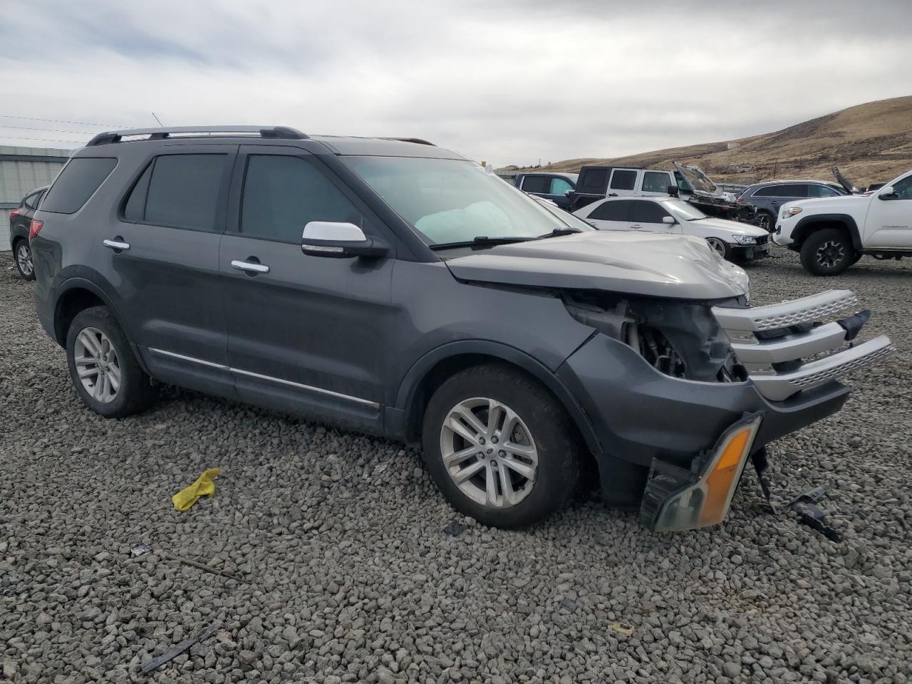2015 Ford Explorer VIN 1FM5K8D83FGA87516 Copart auction photo, front end damage thumbnail 4