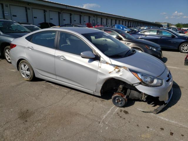 2014 Hyundai Accent VIN KMHCT4AE1EU672991 Copart auction photo, front end damage thumbnail 4