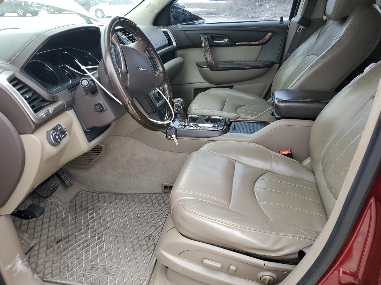 2015 GMC Acadia VIN 1GKKVTKDXFJ110282 Copart auction photo, side / front end damage thumbnail 7