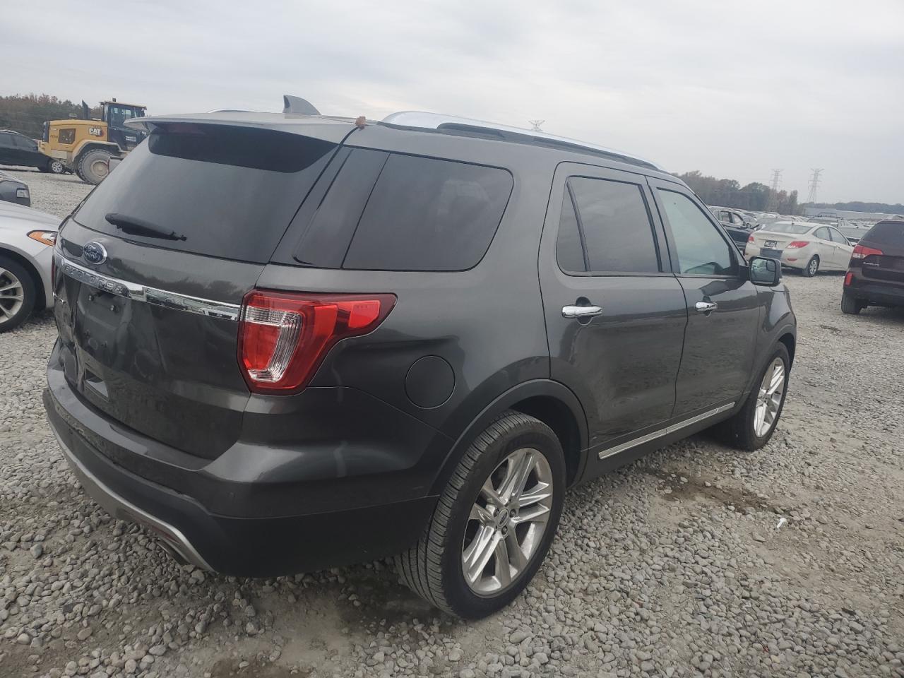2017 Ford Explorer VIN 1FM5K7F85HGA45956 Copart auction photo, rear end / side damage thumbnail 3