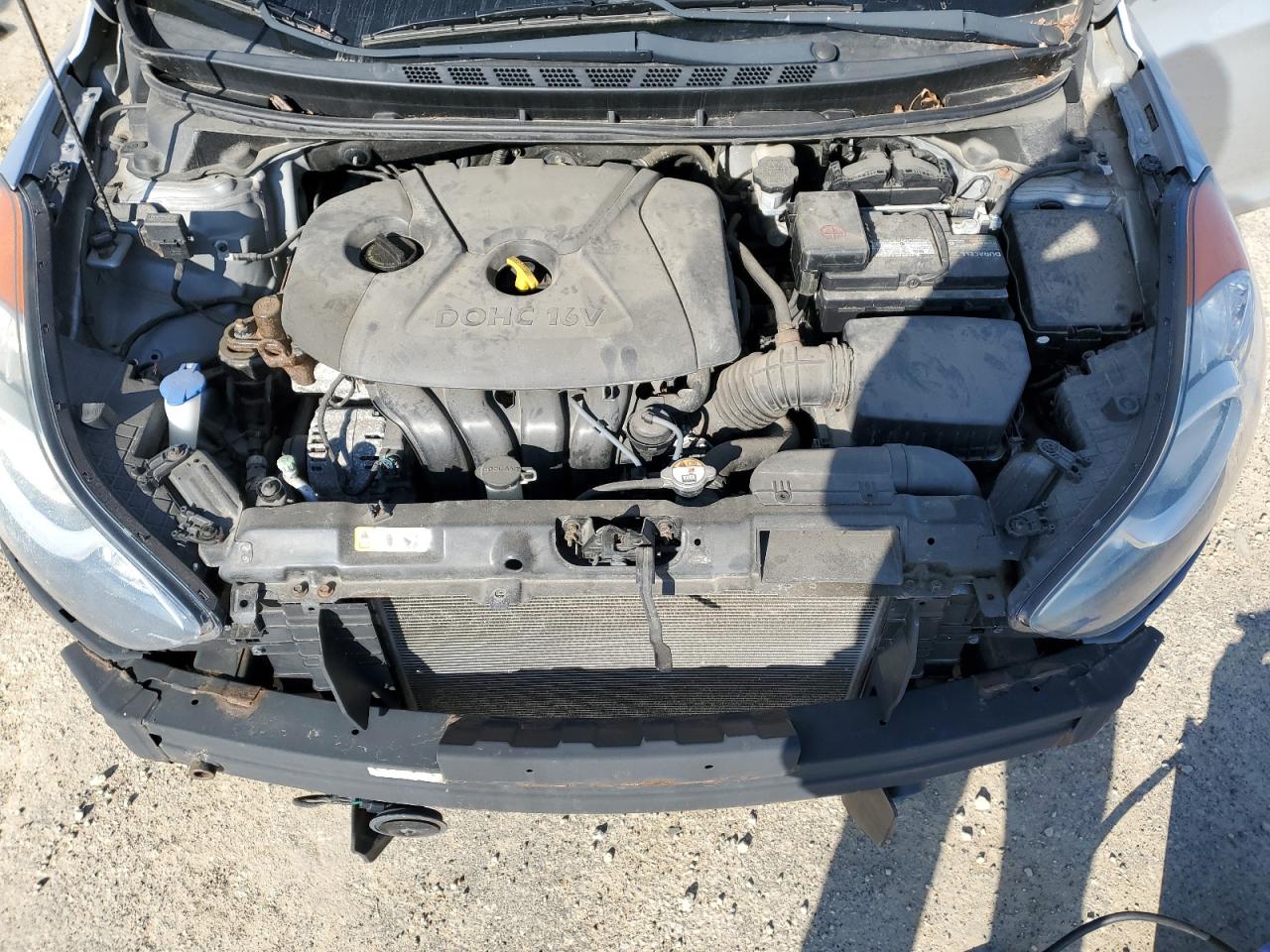 2013 Hyundai Elantra VIN 5NPDH4AE1DH338723 Copart auction photo, front end / minor dent/scratches damage thumbnail 11