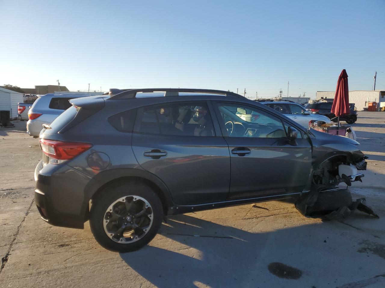 2021 Subaru XV VIN JF2GTAPCXM8263147 Copart auction photo, front end / undercarriage damage thumbnail 3
