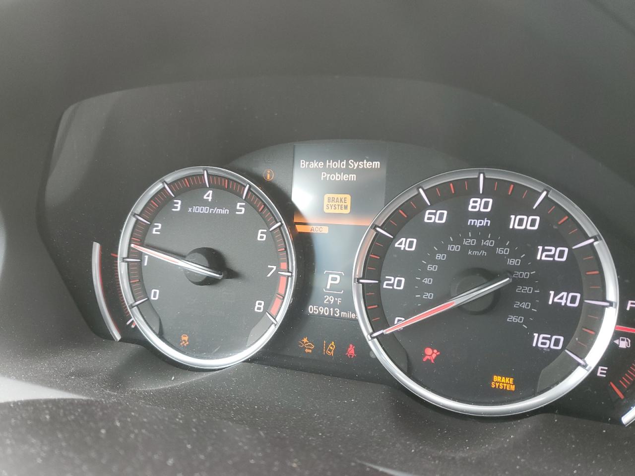 2020 Acura TLX VIN 19UUB3F6XLA002864 Copart auction photo, front end / side damage thumbnail 9