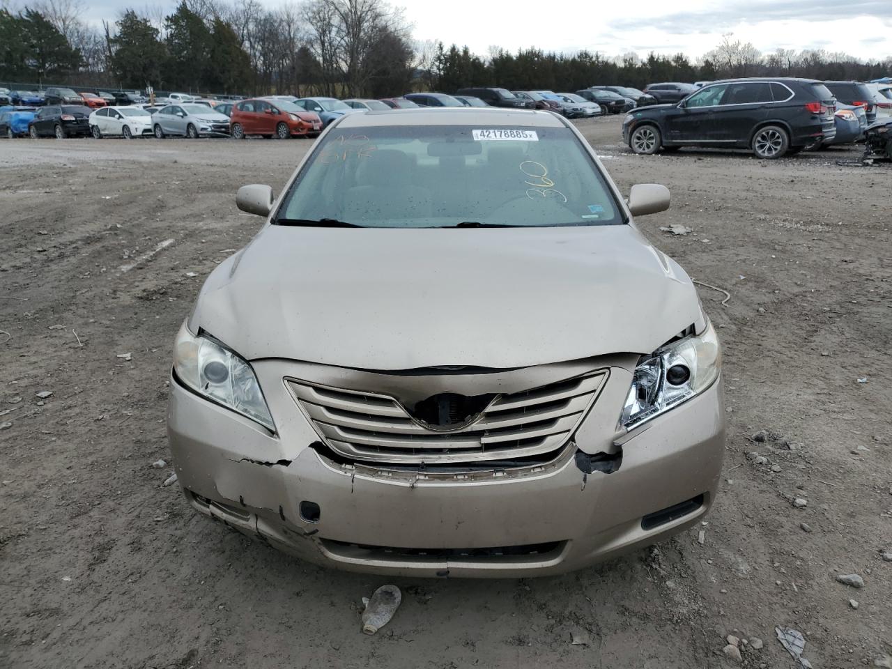 2007 Toyota Camry VIN JTNBE46K873092988 Copart auction photo, front end damage thumbnail 5