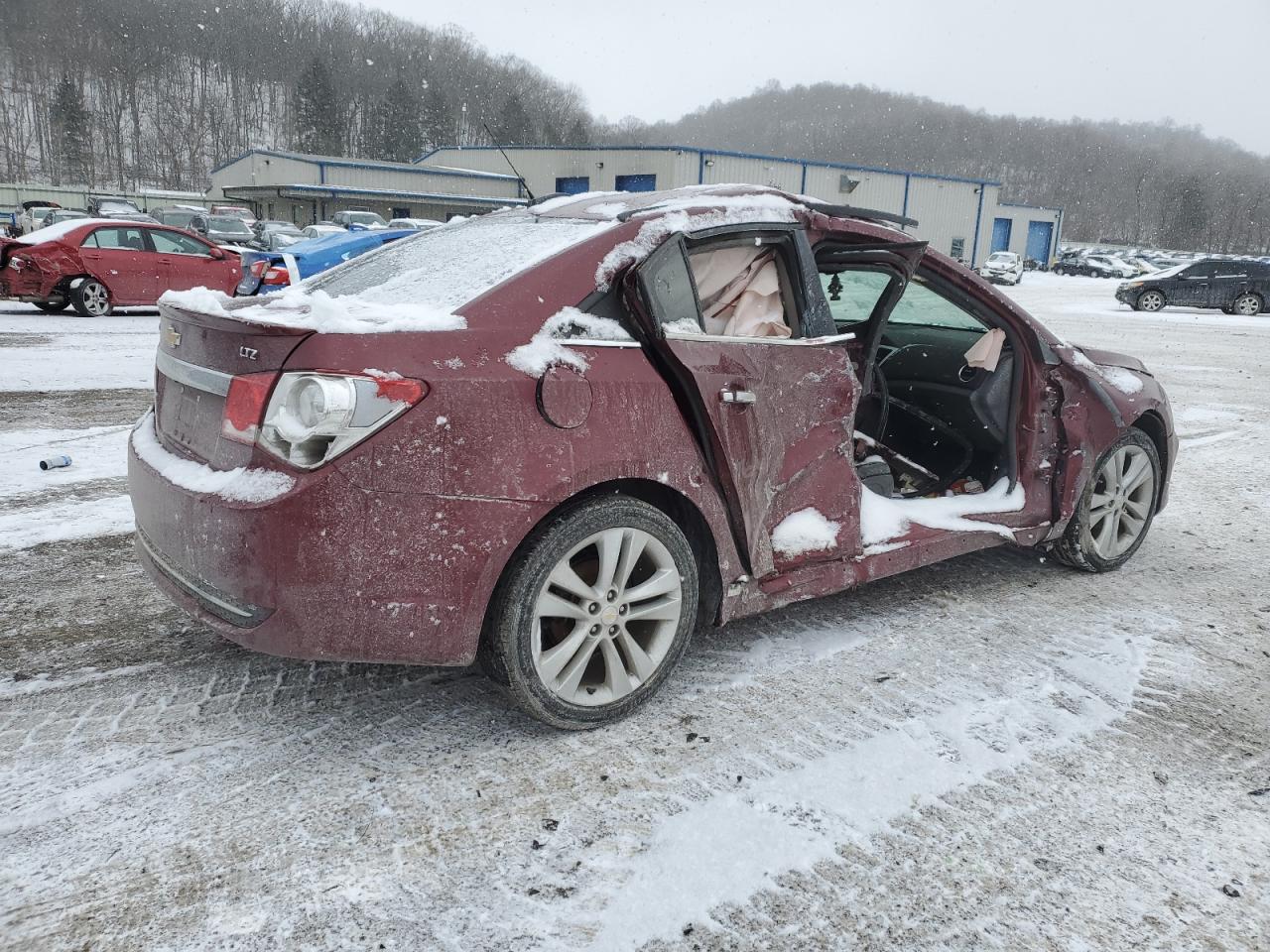 2015 Chevrolet Cruze VIN 1G1PG5SB3F7134502 Copart auction photo, rollover damage thumbnail 3