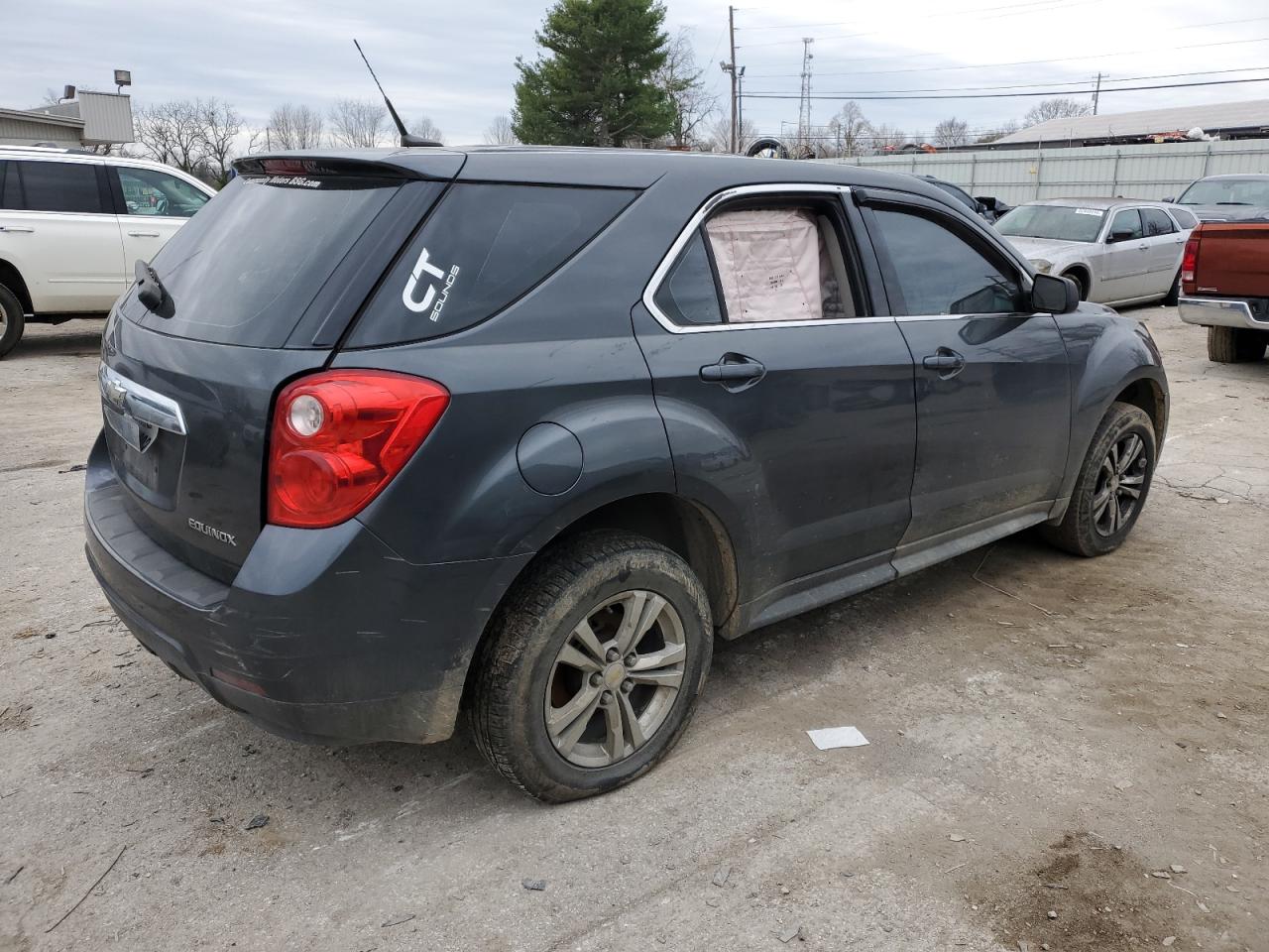 2011 Chevrolet Equinox VIN 2CNALBECXB6207902 Copart auction photo, all over damage thumbnail 3