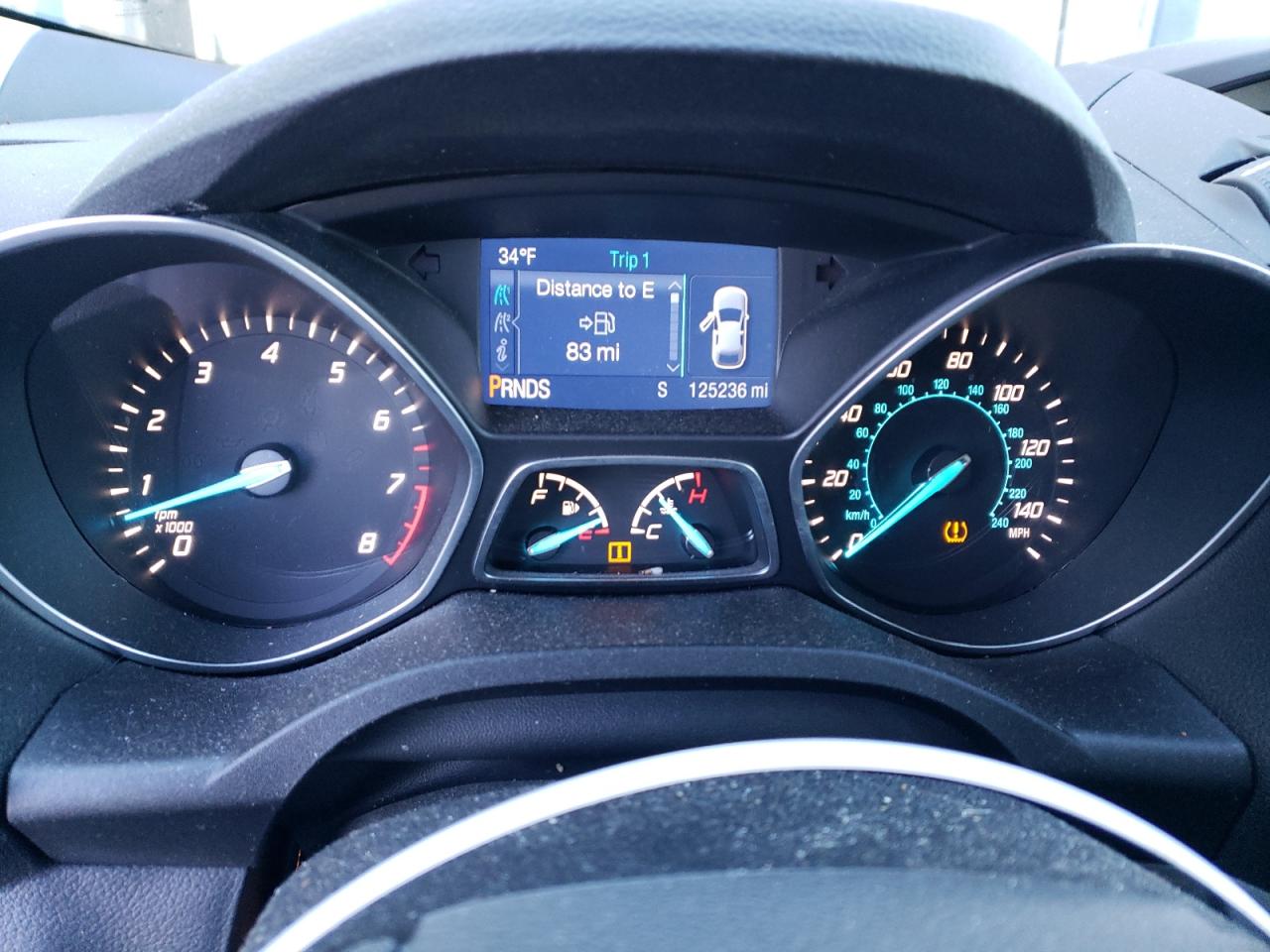2015 Ford Escape VIN 1FMCU0F73FUB10785 Copart auction photo, mechanical / minor dent/scratches damage thumbnail 9