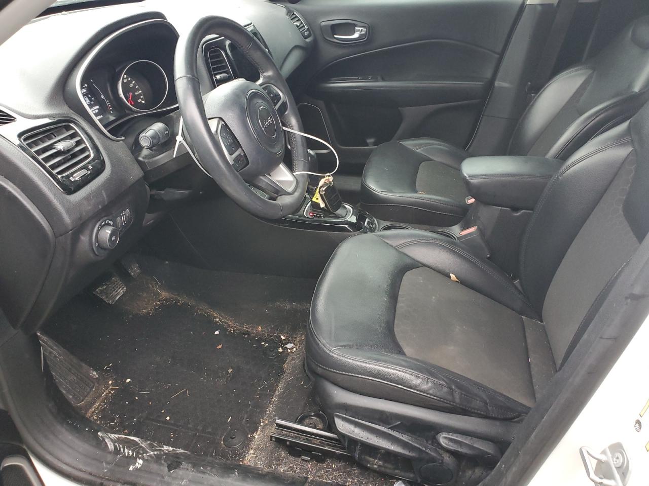 2019 Jeep Compass VIN 3C4NJCBB9KT615428 Copart auction photo, rear end damage thumbnail 7