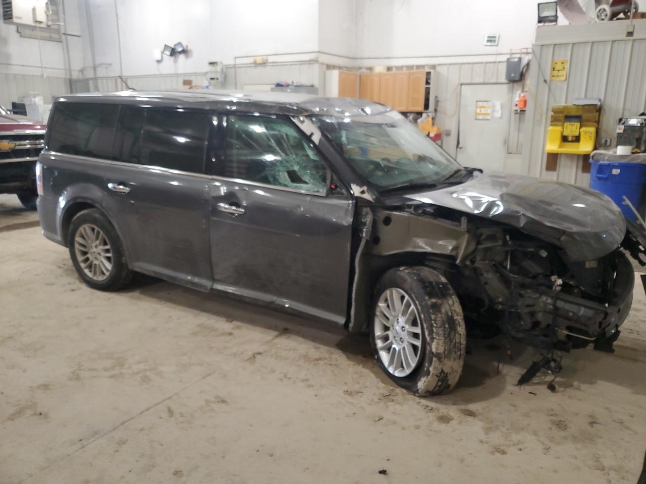 2018 Ford Flex VIN 2FMGK5C88JBA13873 Copart auction photo, rollover damage thumbnail 4