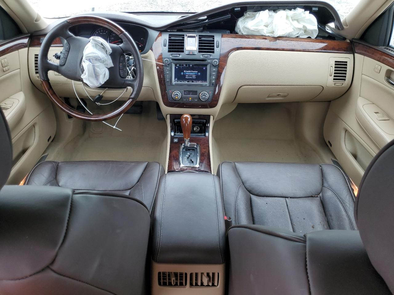 2007 Cadillac DTS VIN 1G6KD57907U171271 Copart auction photo, front end damage thumbnail 8