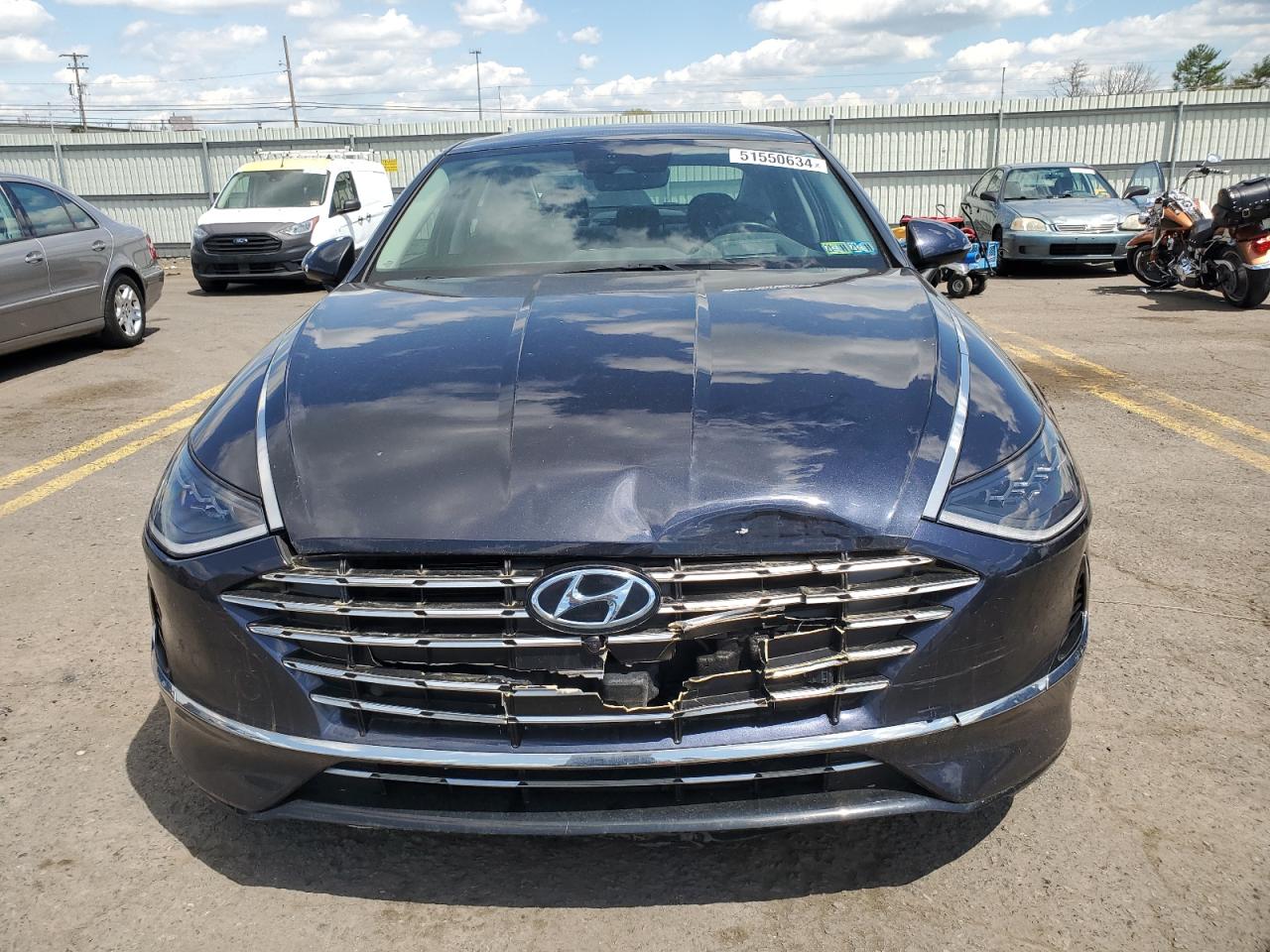 2020 Hyundai Sonata VIN KMHL54JJ3LA010562 Copart auction photo, front end damage thumbnail 5