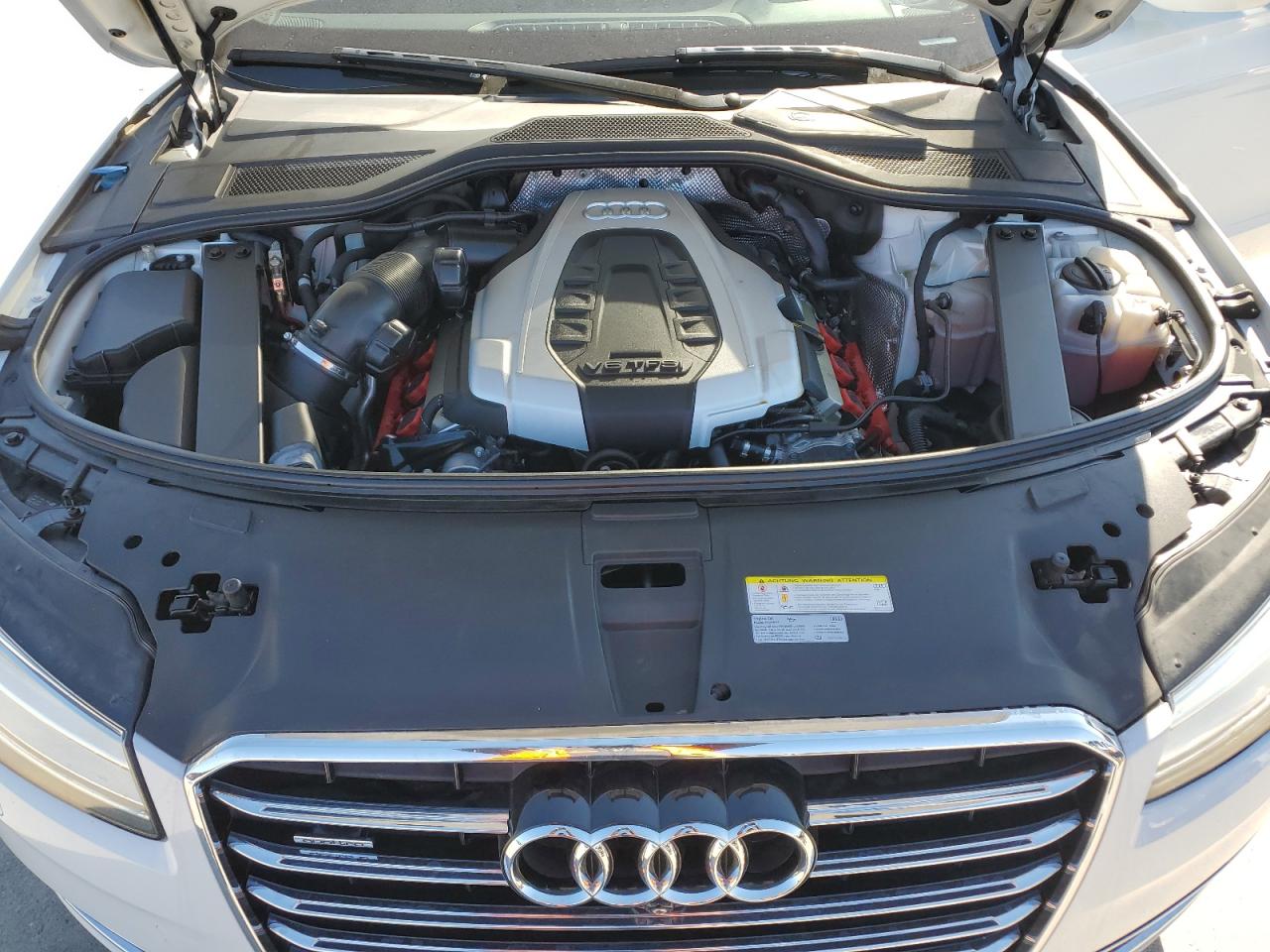 2016 Audi A8 VIN WAU34AFD1GN002898 Copart auction photo, rear end damage thumbnail 11