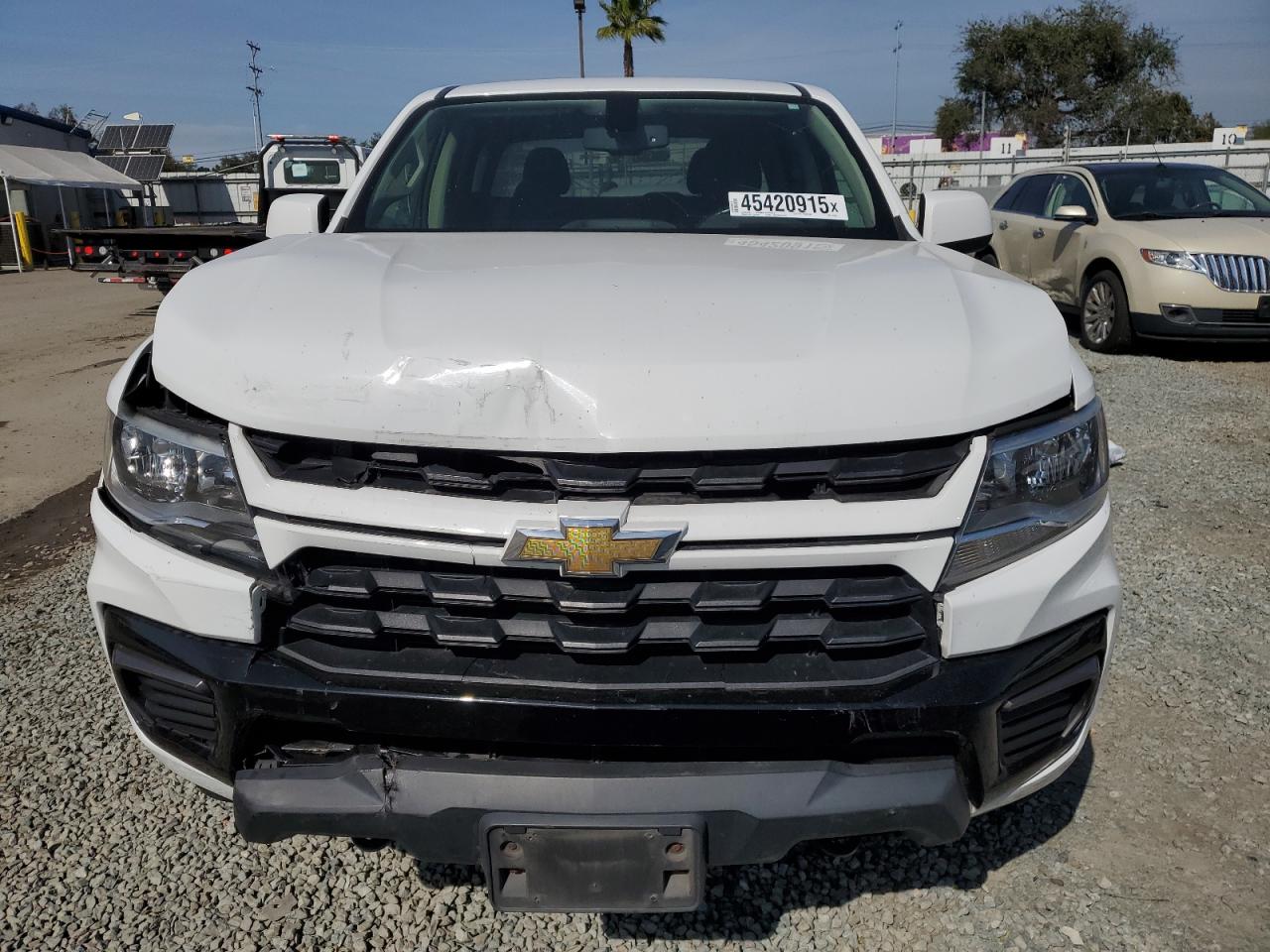 2021 Chevrolet Colorado VIN 1GCGTCEN5M1137236 Copart auction photo, rear end / front end damage thumbnail 5
