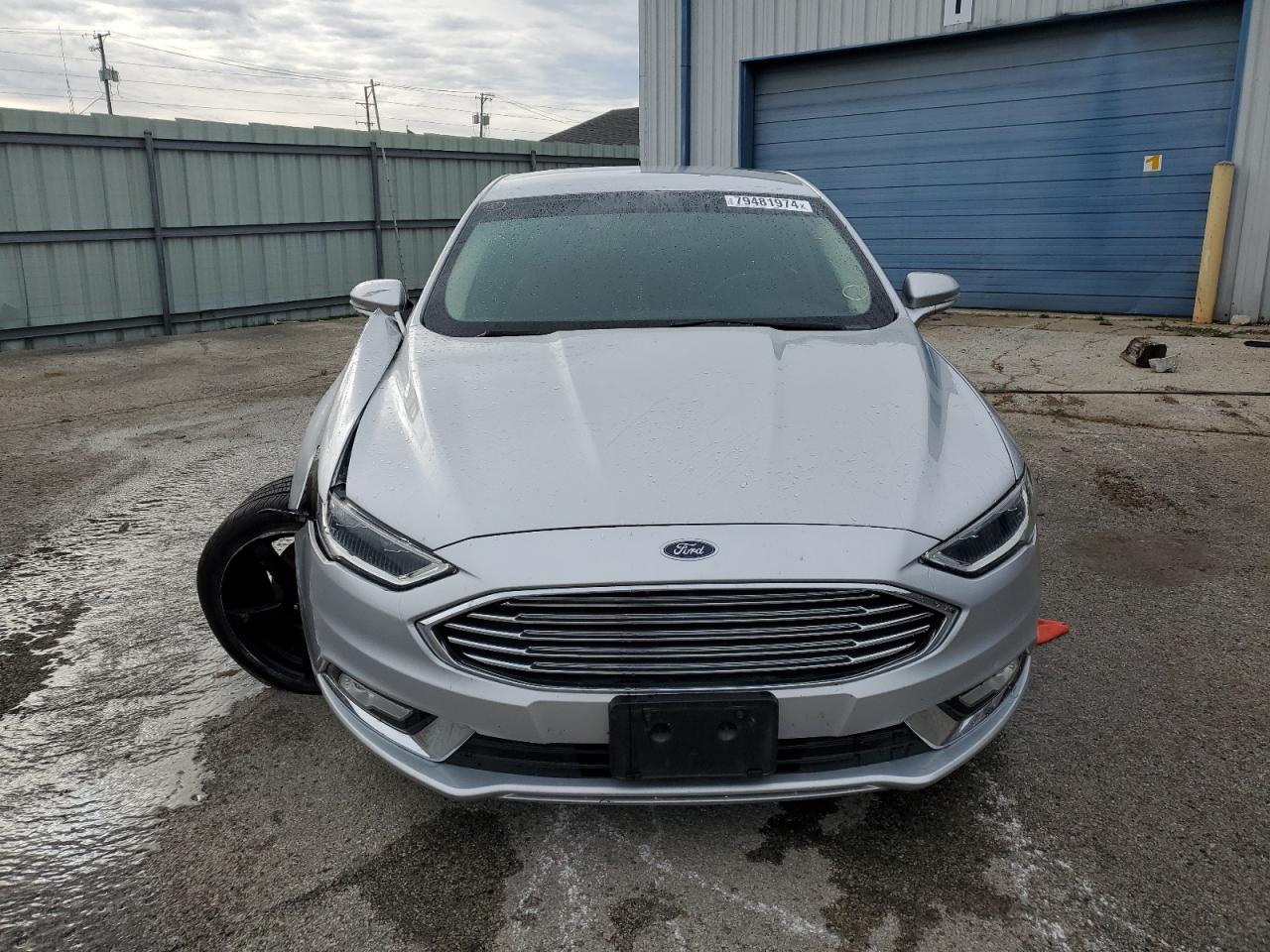 2017 Ford Fusion VIN 3FA6P0H93HR396242 Copart auction photo, front end / side damage thumbnail 5